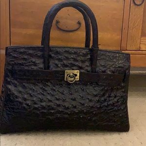 Ostrich purse